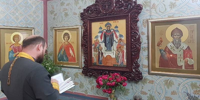 Освящение нового образа Божией Матери в Знаменском храме Орла Освящение нового образа Божией Матери в Знаменском храме Орла