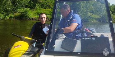 безопасность на воде Орловские водоемы патрулируют спасатели
