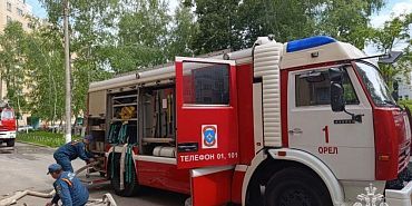 На кухне одной из квартир в Орле произошел пожар На кухне одной из квартир в Орле произошел пожар