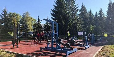 спортивная площадка В Мценске появилась спортплощадка для сдачи норм ГТО