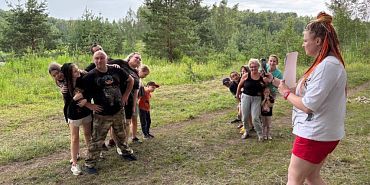 патриотический проект туристический слет Орловские волонтеры "Надежный тыл" организовали слет своей команды.