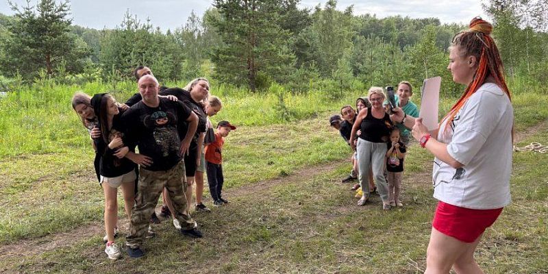 патриотический проект туристический слет Орловские волонтеры "Надежный тыл" организовали слет своей команды.