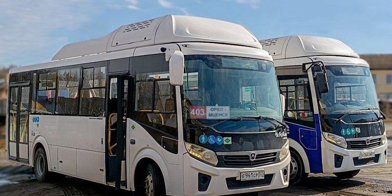 пригородный автобус На маршрут №403 «Орёл – Мценск» выйдет автобус повышенной вместимости