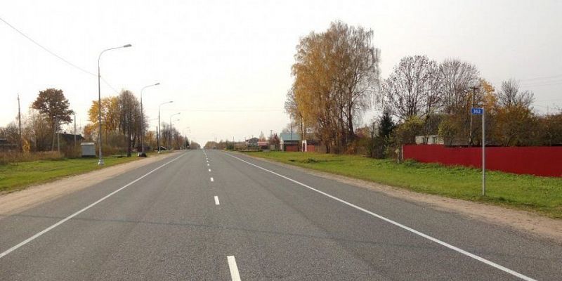 освещение дороги В Орловской области на участке трассы Р-120 в районе д. Селихово до 31 октября не будет освещения