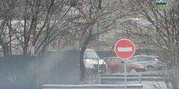 Закрытие опасного проезда В Орле закрыли опасный нелегальный проезд в Северном районе