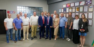 ЭКСПЕРТ-КАБЕЛЬ производство Орловскую область посетил вице-президент Российского союза промышленников и предпринимателей Сергей Мытенков