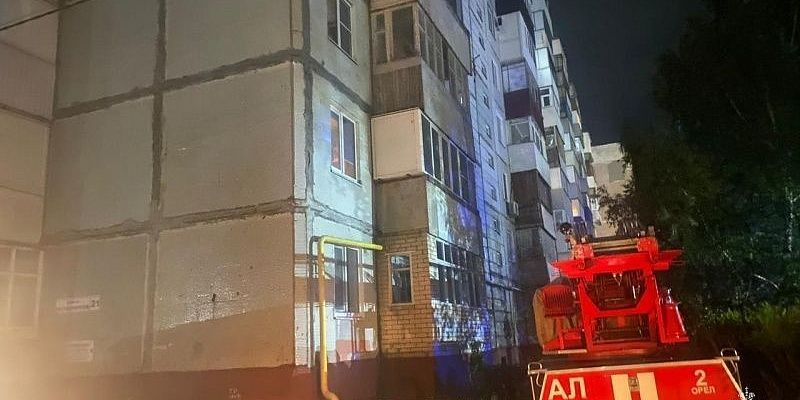 пожар в Орле Управление МЧС по Орловской области В Орле спасли пятерых детей во время пожара