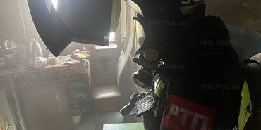 пожар во Мценском районе Орловские пожарные рассказали о чудесном спасении собаки из огня