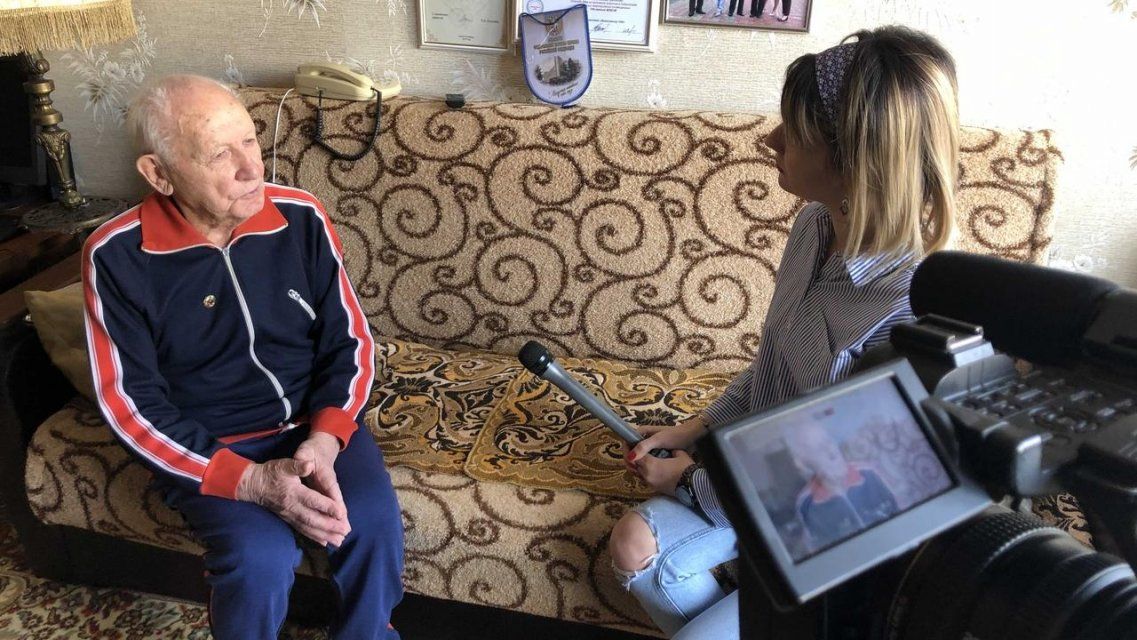 Теперь и на Первом! 99-летний отличник ГТО из Орла прославился на всю страну
