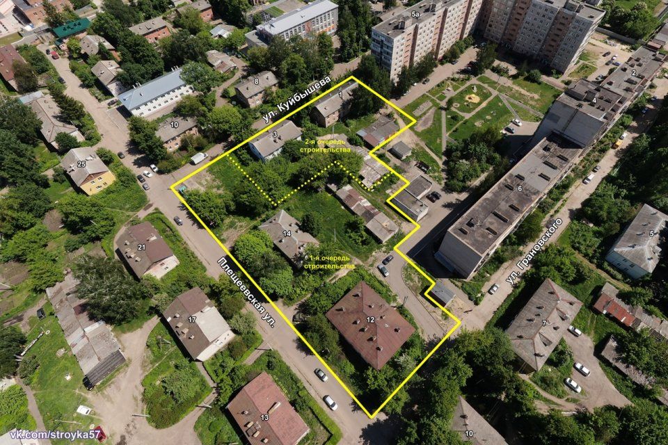 Вместо четырех аварийных бараков в Советском районе Орла вырастут две новостройки