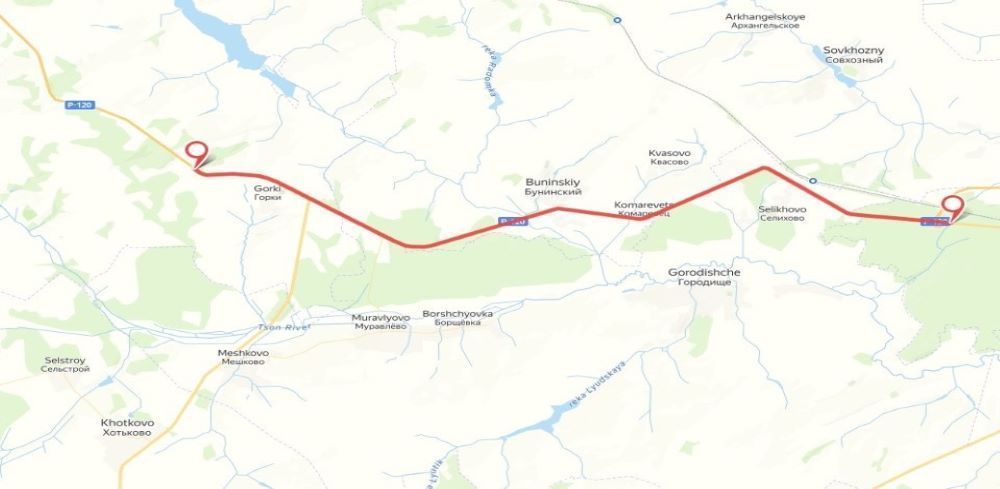 В Орловской области с 3 мая введут ограничения движения на трассе Р-120 