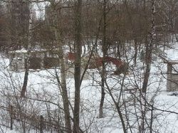 Обрушение крыши детской площадки в д/с №64 (ул.Металлургов, д. 14)