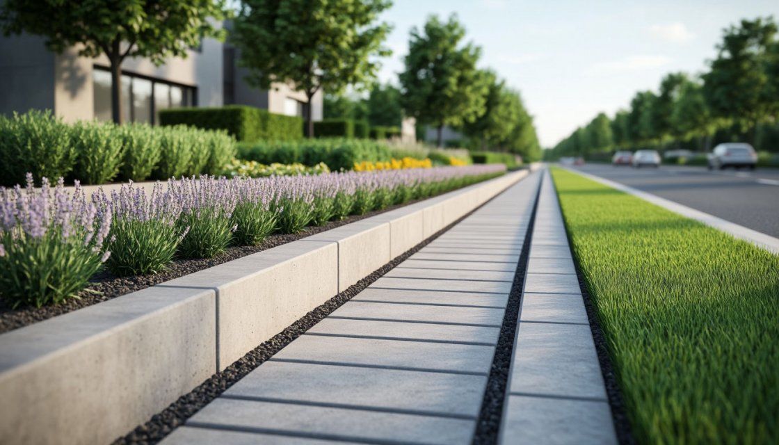 Бордюры: как выбрать правильный тип — от садовой клумбы до городской магистрали