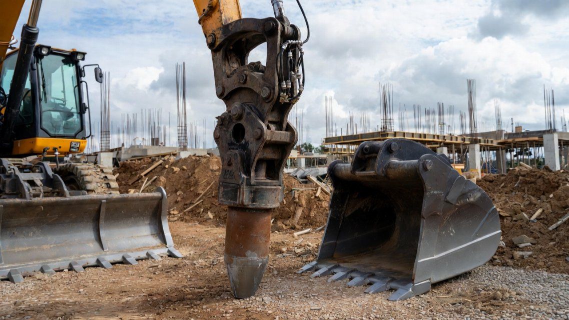 Навесное гидравлическое оборудование: выбор и применение на строительной площадке