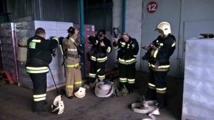 Орловские огнеборцы тренировались в тушении пожаров