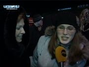 Пожелания жителей Орла Олимпийской команде на площади Ленина