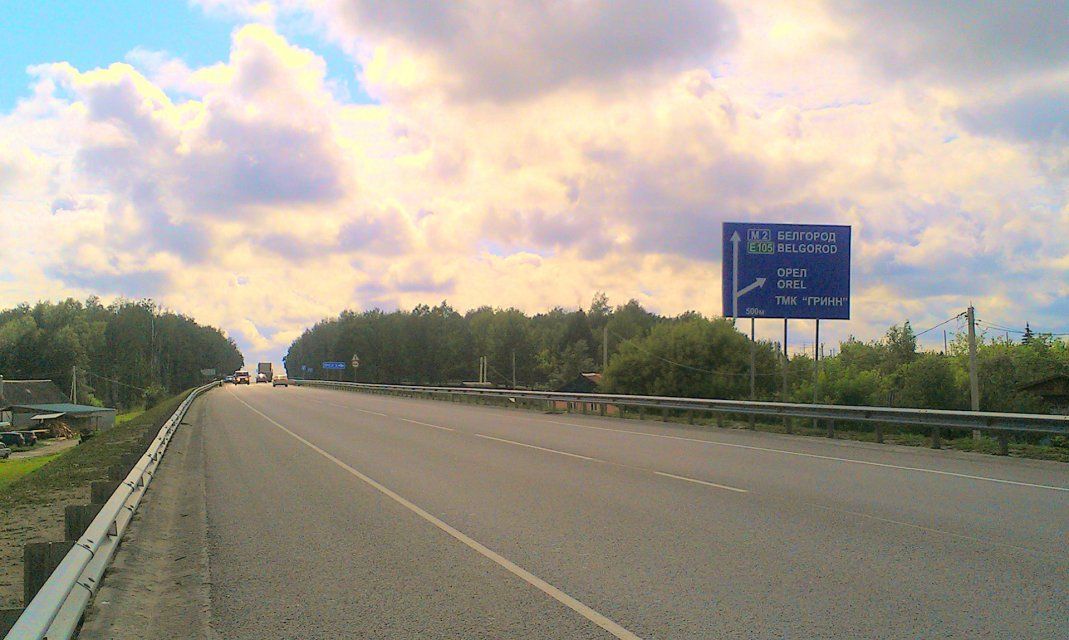 На трассе М2 в Орловской области произошло смертельное ДТП 