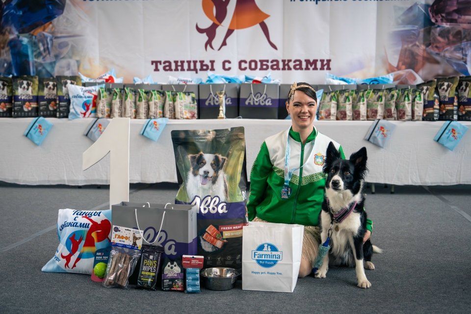 Орловчанка и её бордер‑колли поднялись на высшую ступень пьедестала почета в рамках Чемпионата РКФ по танцам с собаками.