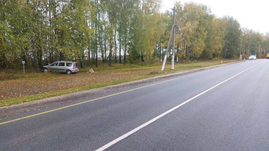 Под Орлом легковушка врезалась в дерево: водитель погиб