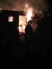На Орловщине сгорел жилой дом. Пострадали две женщины