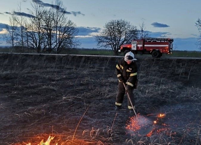 В Орловской области усилен контроль за пожарной обстановкой