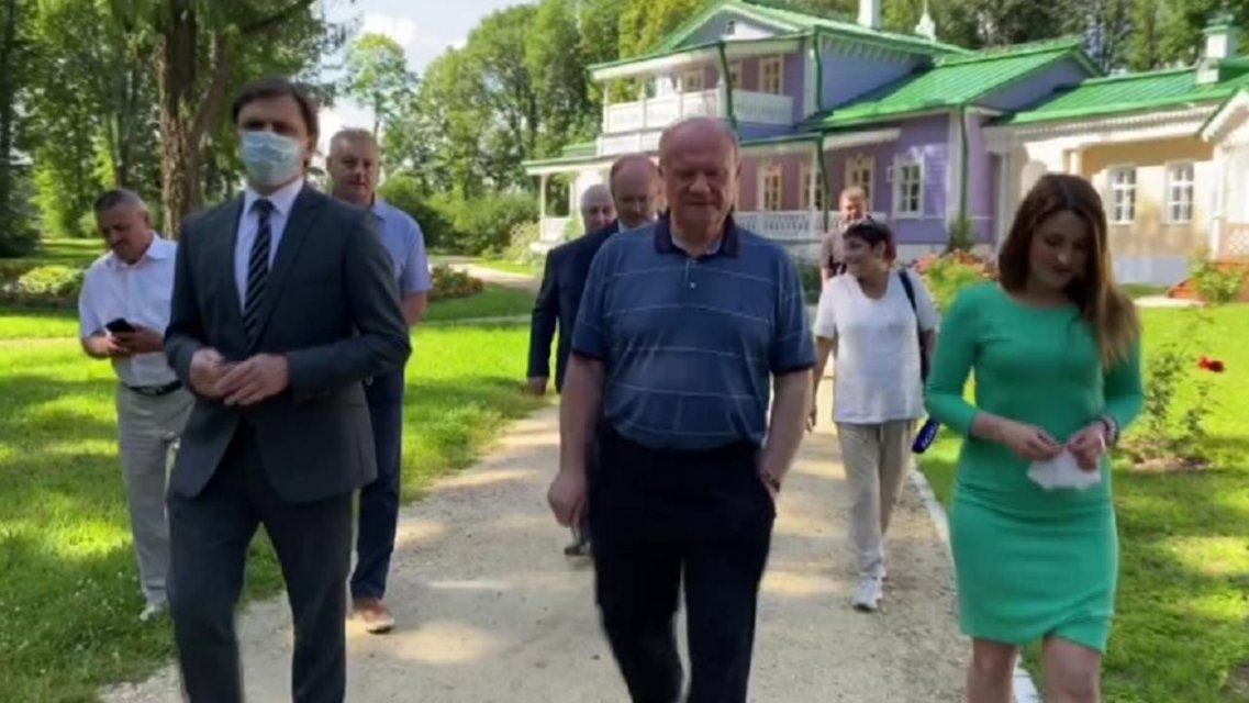 Зюганов в Спасском: лидер КПРФ снова приехал в родной регион 