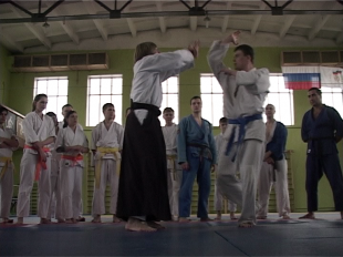 Свежая порция боевых приемов от Президента реального айкидо 