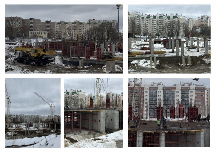 Строительство школы на микрорайоне Орла по ул. Радзевича-Белевича продолжается.