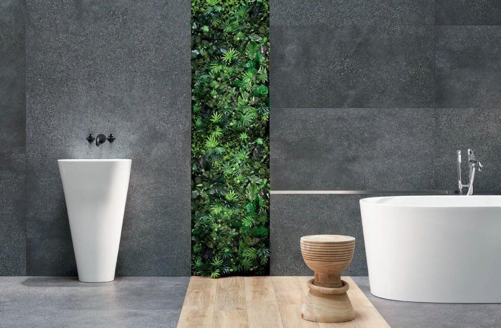 Керамогранит под камень в разных стилях интерьера