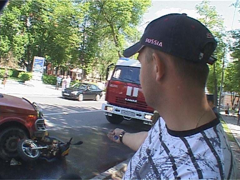 ДТП с участием мотоциклиста