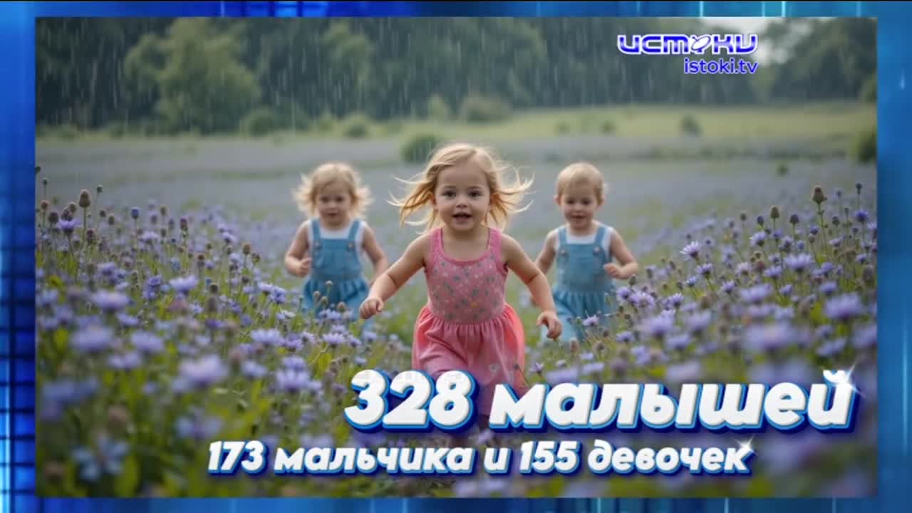 328 малышей появилось на свет в апреле текущего года в Орловской области