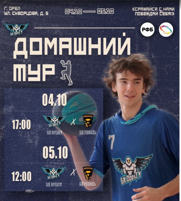 Сегодня орловские баскетболисты проведут вторую игру первого тура Чемпионата ЦФО в родных стенах