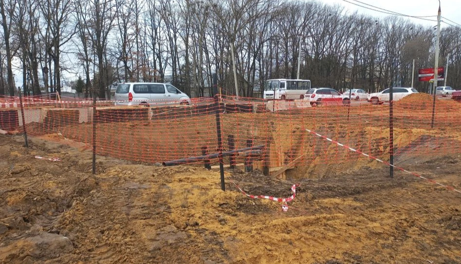 В Орле продолжается строительство сетей водоснабжения для межвузовского кампуса