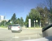 Видео: в Орле после ДТП разбитое авто перегородило движение на перекрестке