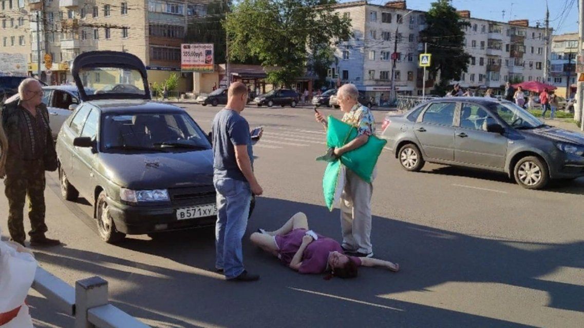 В Орле машина сбила женщину на пешеходном переходе