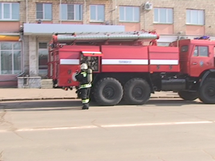 Новая легенда - загорелось помещение в гостинице "Русь"