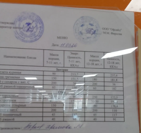 Поставки питания в орловские школы могут прекратиться