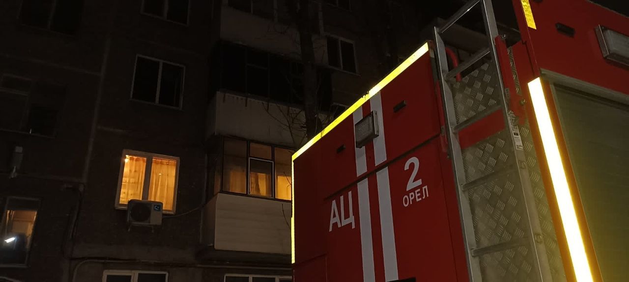 В пожаре на ул. Металлургов едва не погибла 82-летняя орловчанка