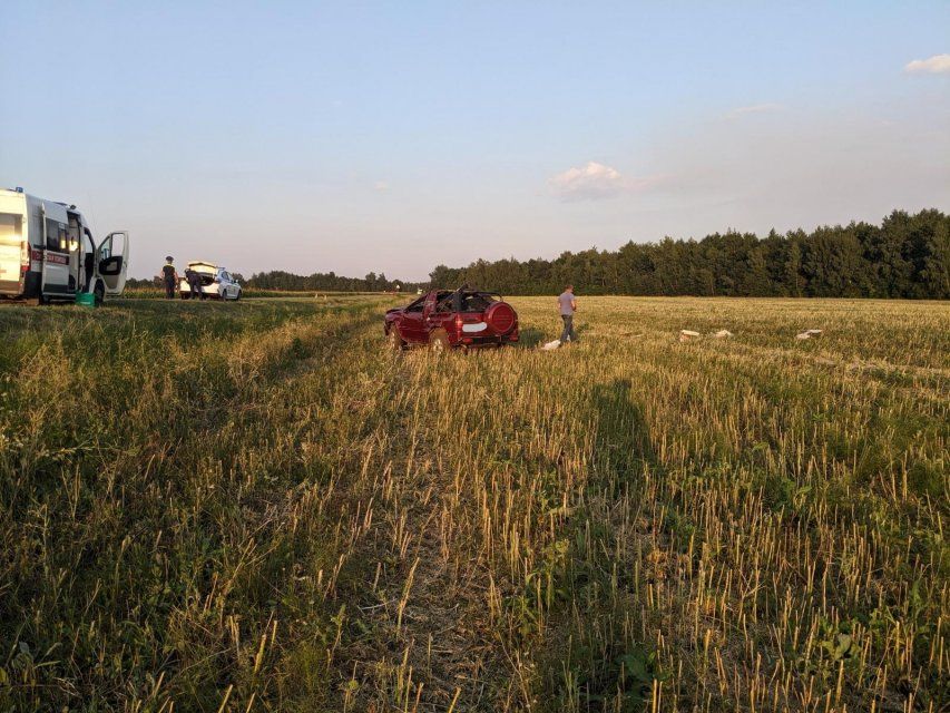 На орловской трассе перевернулся «Опель»