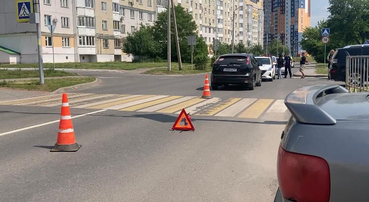В Орле иномарка сбила подростка на пешеходном переходе