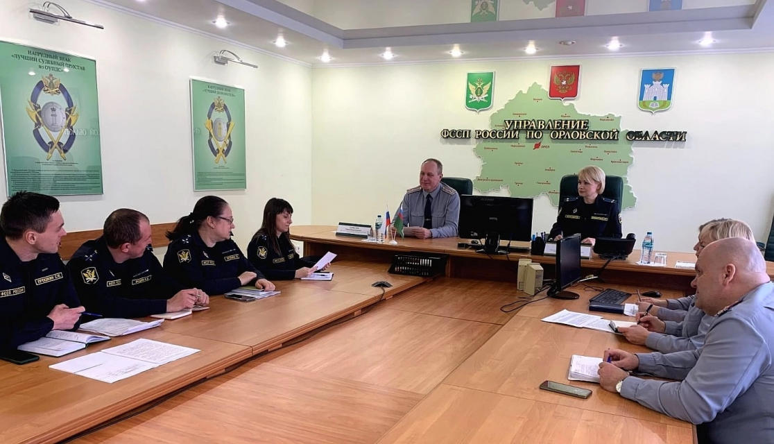 Судебные приставы и служба исполнения наказаний Орловской области укрепляют сотрудничество