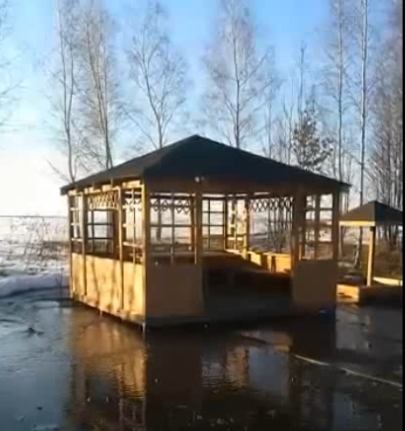 Под Колпной затопило святой "Андреевский колодец"