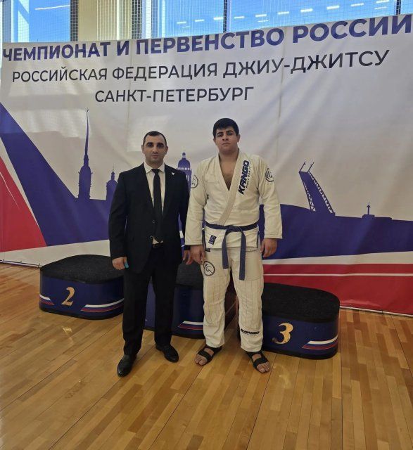 Орловский борец Лаврент Оганнисян завоевал бронзовую медаль на чемпионате страны по джиу-джитсу