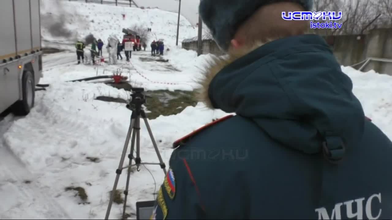 На орловской ТЭЦ произошёл пожар. На объекте энергетики работали спасатели. Учения прошли успешно