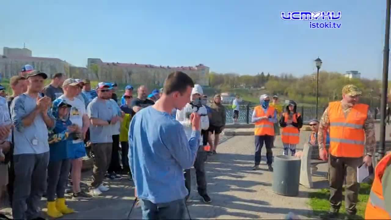 Почти сотня любителей рыбалки встретились на набережной Орла!