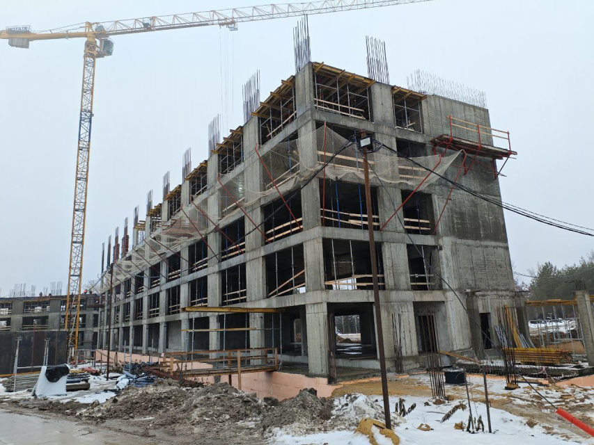 Общая строительная готовность межвузовского кампуса в Орле составляет 8%