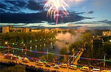  Архитектурная 3D-инсталляция в День города!