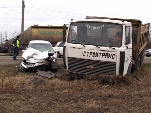 Дорожные работы стали причиной ДТП 