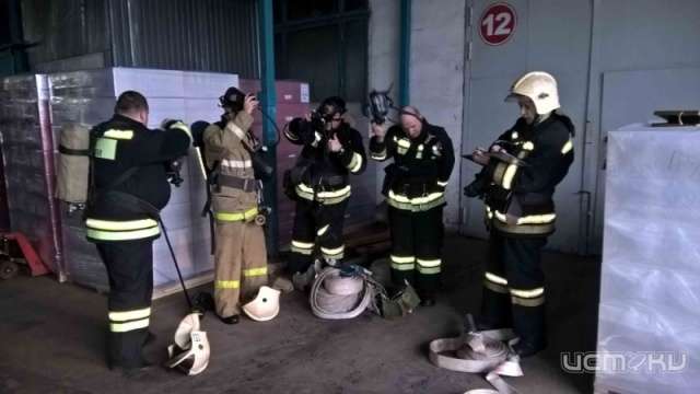 Орловские огнеборцы тренировались в тушении пожаров