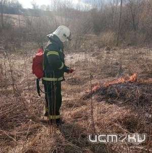 В Орловской области начались возгорания сухой травы